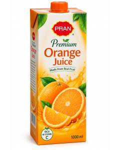 Pran Premium Orange Juice 1000Ml (tetra Pack)